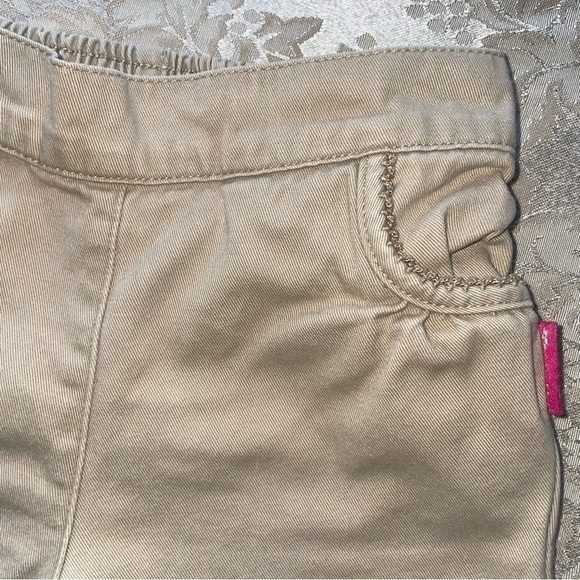 Carter's Baby GirlBeige Bootcut Pants, 12M 100% Cotton - Picture 3 of 7